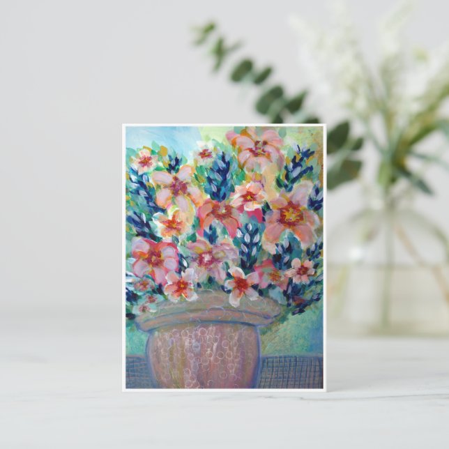 Mall Fine Art-vykort Original Kärlek Bouquet Vykort (Stående Fram)