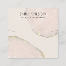 Mall för abstrakt Glitter Ro Guld Necklace Band