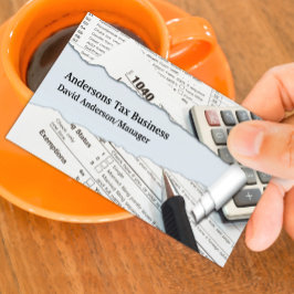 Mall för affärspresentationskort för redovisningse visitkort