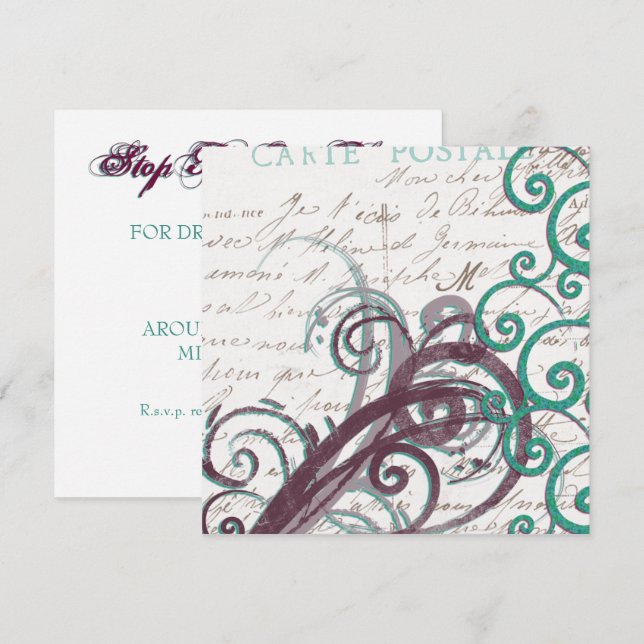 Mall för allmän inbjudan (Fram/baksida)