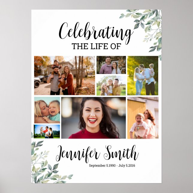 Mall för allmän välkomstsignatur poster (Framsidan)