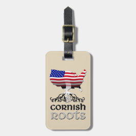 Mall för amerikanska Cornish Roots Luggage Tag Bagagebricka