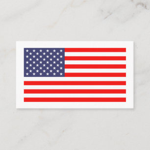 Mall för amerikanska flagga-visitkort visitkort