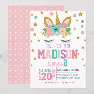 MALL FÖR ANBUDSINFORDRAN FÖR UNICORN-BIRTHDAY