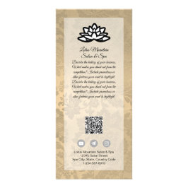 Mall för Anpassade-medarbetarkort, Ombre Salon Spa Reklamkort