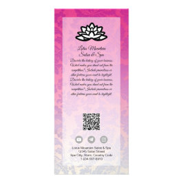 Mall för Anpassade-medarbetarkort, Ombre Salon Spa Reklamkort