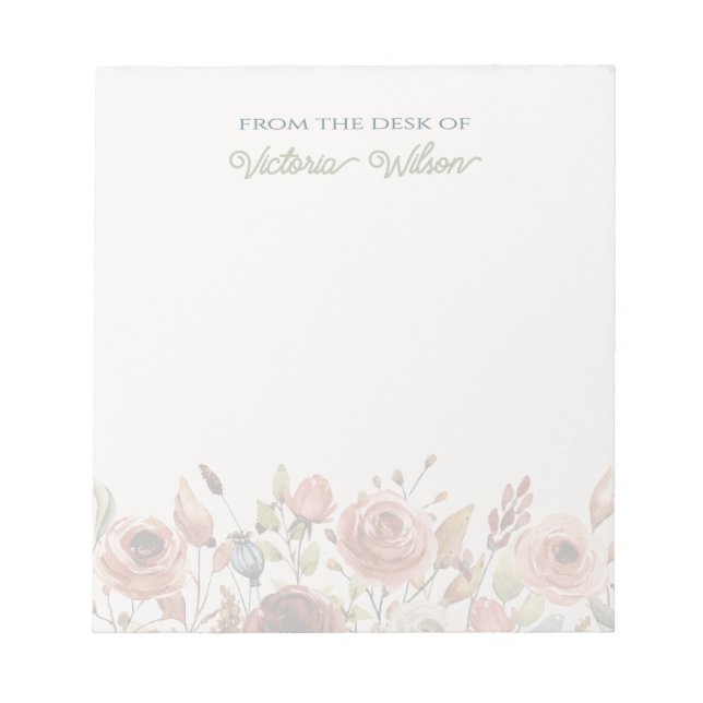 Mall för Anteckningsblocket anpassade Anteckningsblock (Framsida)