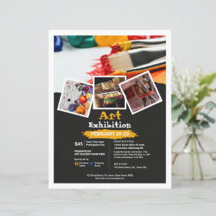 Mall för Art Event Flyer
