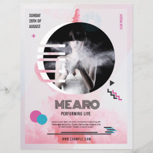 Mall för Artist Event Flyer