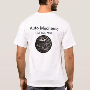 Mall för automatisk mekanisk Logotyp för företa T Shirt