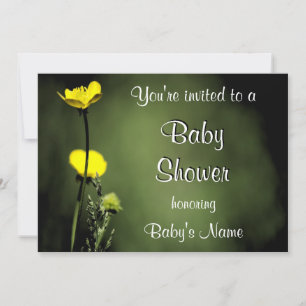 Mall för Baby Shower Inbjudan