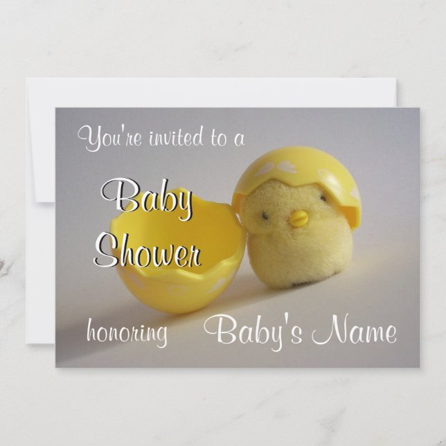 Mall för Baby Shower Inbjudan (Framsida)