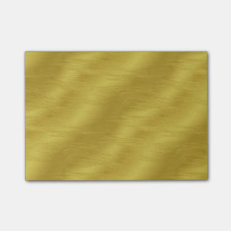 Mall för bakgrundsinformation för Faux Gold Foil S Post-it Block