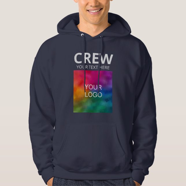 Mall för besättningsmedlem i Business Logotyp Mana Hoodie (Framsida)
