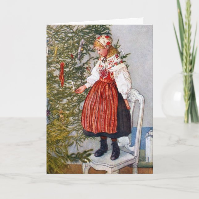 Mall för beställnings- kort för Carl Larsson (Framsida)