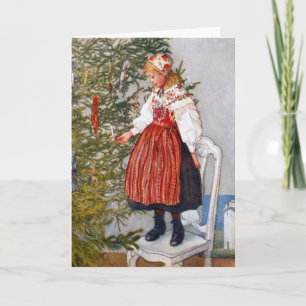 Mall för beställnings- kort för Carl Larsson