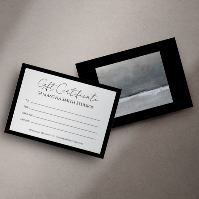 Mall för bildfotocertifikat av typen Gift-Anpassad (Skapare uppladdad)