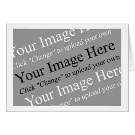 Mall för bildkort för anpassningsbar hälsningskort