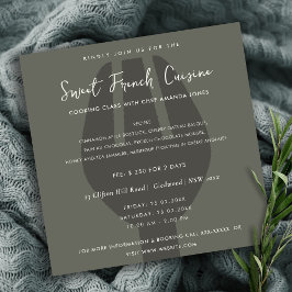 MALL FÖR BLACK-SPOON FORK-KOCKKLASS INBJUDAN