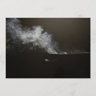 Mall för BQ-inbjudan för bakgård