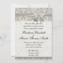 Mall för bröllopsinbjudan Anpassningsbar White Snö