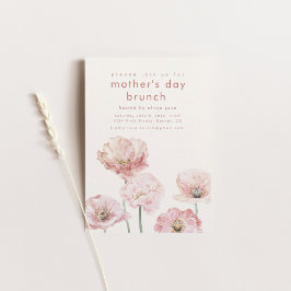 Mall för Brunch-inbjudan till mors dag