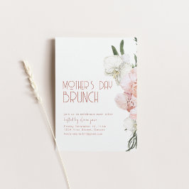 Mall för Brunch-inbjudan till mors dag