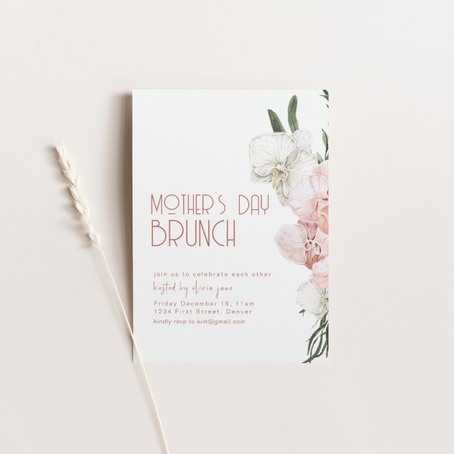Mall för Brunch-inbjudan till mors dag (Skapare uppladdad)