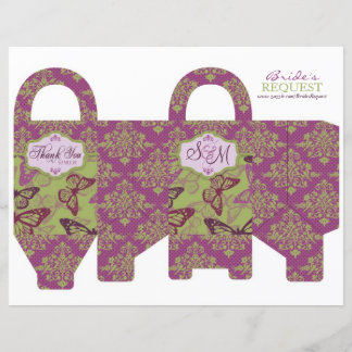 Mall för Butterfly Kisses Flirt Favor Basket