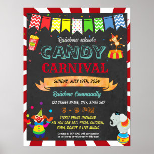 Mall för Carnival-skolemall Poster