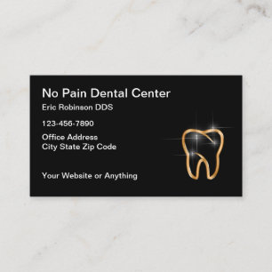 Mall för Classy Dentist Office-Affärskort Visitkort