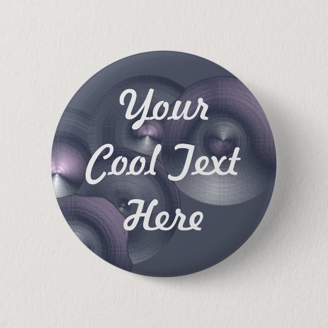 Mall för "Cymbalism II" Knapp (Framsida)