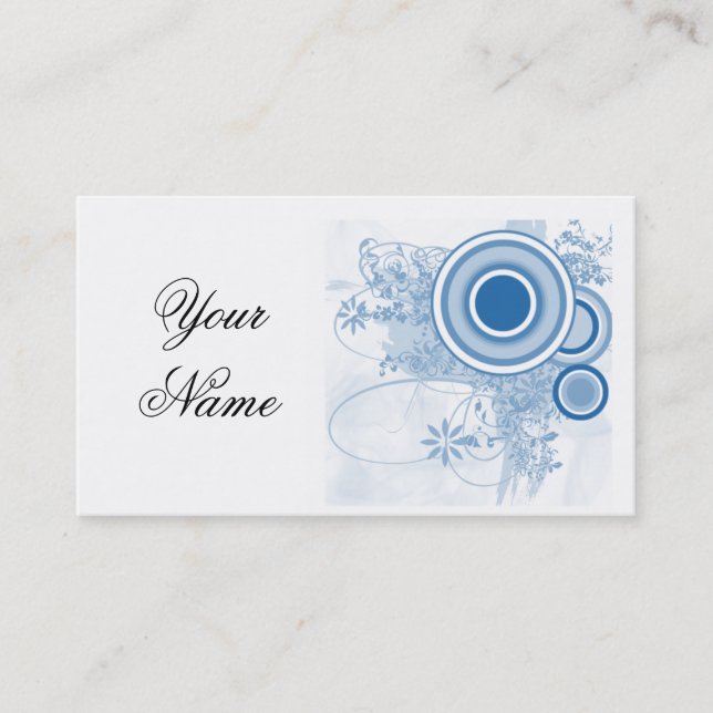 Mall för designer-profilkort visitkort (Framsida)