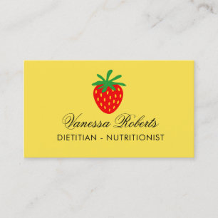 Mall för Dietitiannäringsfysiologvisitkort Visitkort