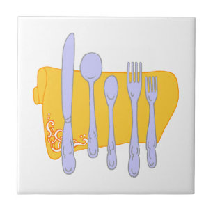 Mall för Dinnerware-kodningsdesign Kakelplatta