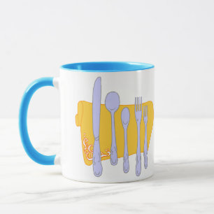 Mall för Dinnerware-kodningsdesign Mugg