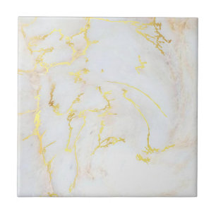 Mall för Elegant av Anpassadet guld White Marble Kakelplatta