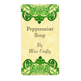 Mall för etikett för Anpassningsbarna  för Blommig Fraktsedel