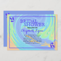 Mall för färgad Pastel Swirl-Möhippa