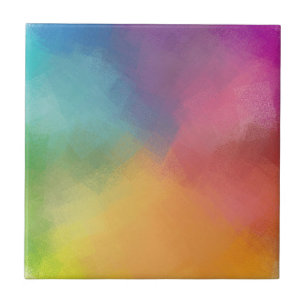 Mall för färggrafik i modern Abstrakt Art-Elegant Kakelplatta