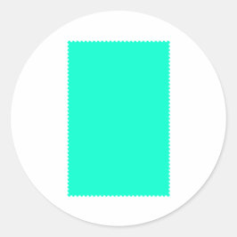 Mall för färgrutor Färg i MUSEUM Zazzle-gåvor Runt Klistermärke