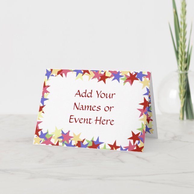 Mall för festinbjudan (Framsida)