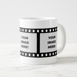Mall för filmremsa jumbo mugg