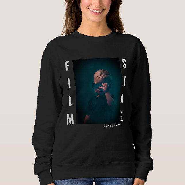 Mall för filmstjärnor Womens Sweatshirt T Shirt (Framsida)