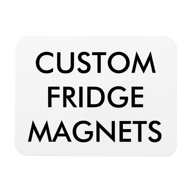 Mall för flexibel Personlig av magnettomängd, tom, Magnet (Horisontell)