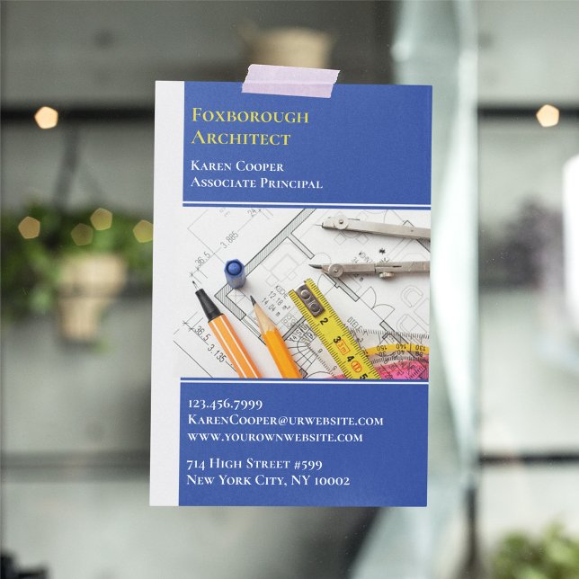 Mall för flygblad för arkitektur- och ingenjörstjä (Skapare uppladdad)