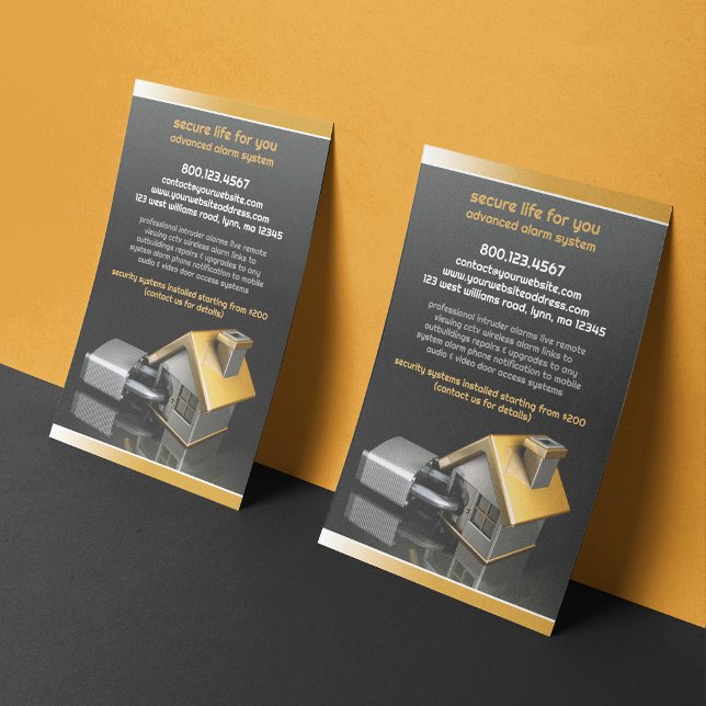 Mall för flygblad för larmsystem (Skapare uppladdad)