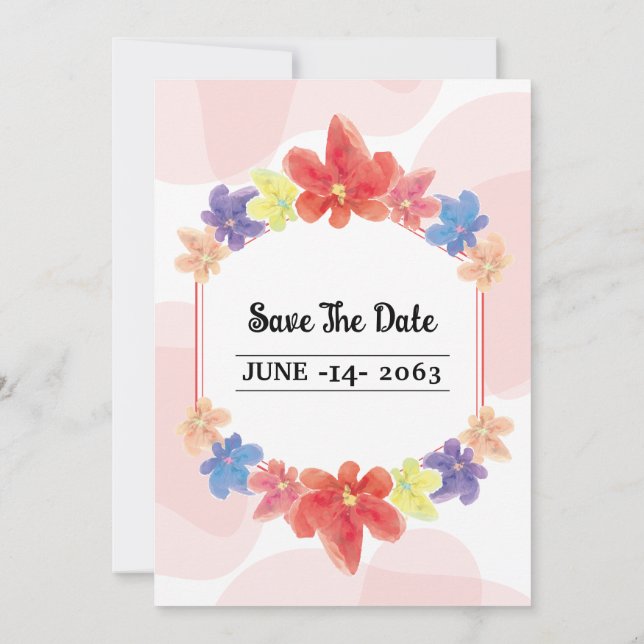 Mall för Födelsedagsfest av vinterkort (Baksida)