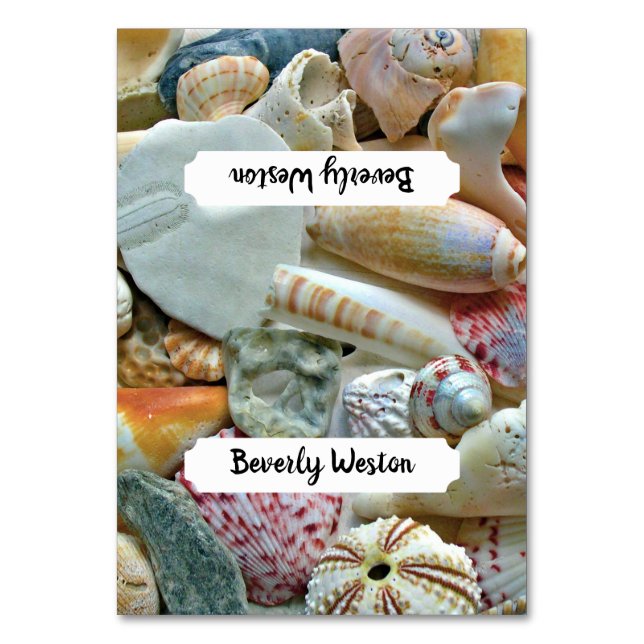 Mall för förseglingskort Namn Bordsnummer (Framsidan)