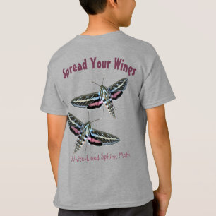 Mall för fotobaksida i shinx Moth-Insekten T Shirt